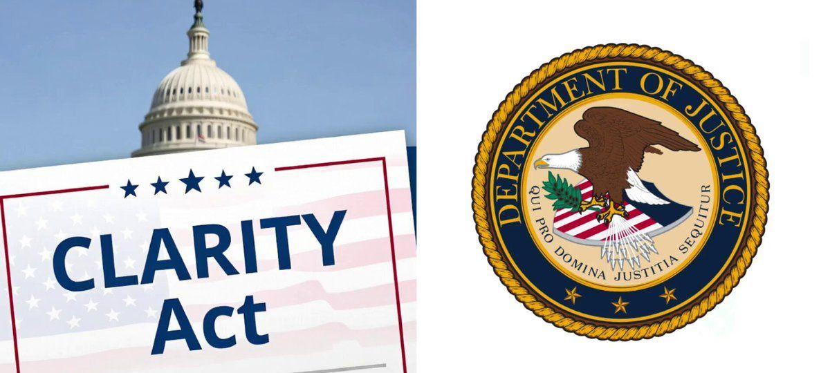 DOJ Warns CLARITY Act Could Weaken Crypto Crime Cases