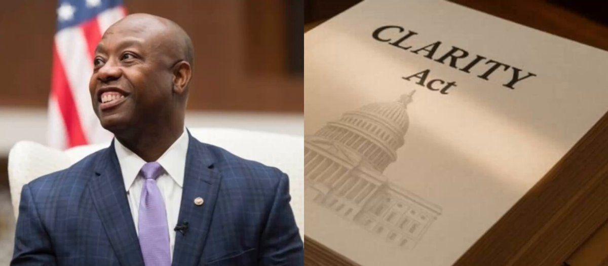 Senator Tim Scott Vows To Push Clarity Act Across The Finish Line
