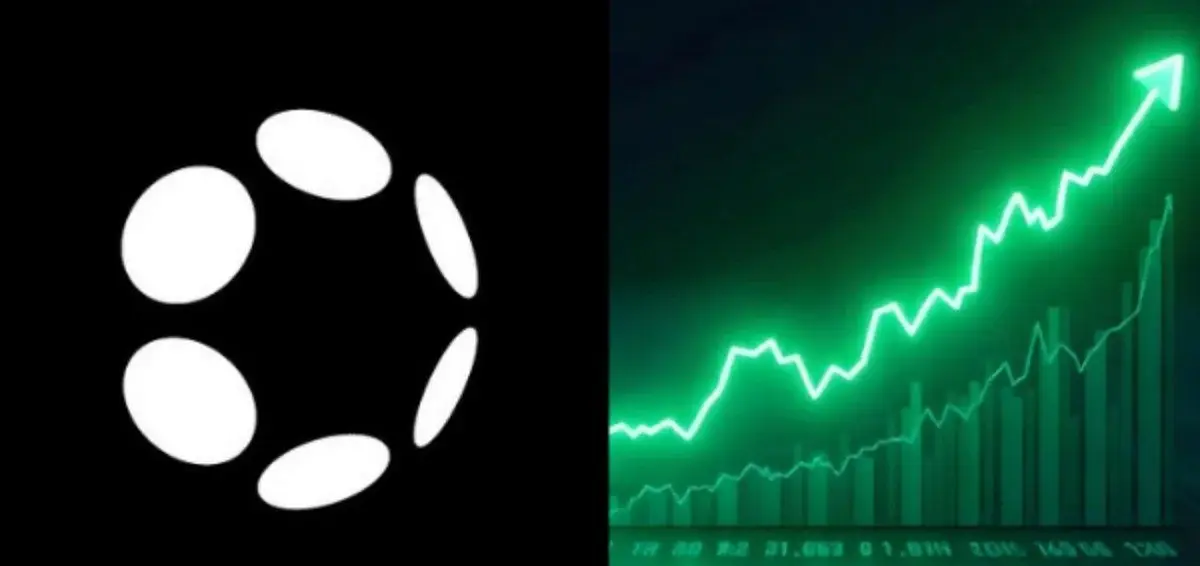 DOT touches $1.24 while most of the market sits flat