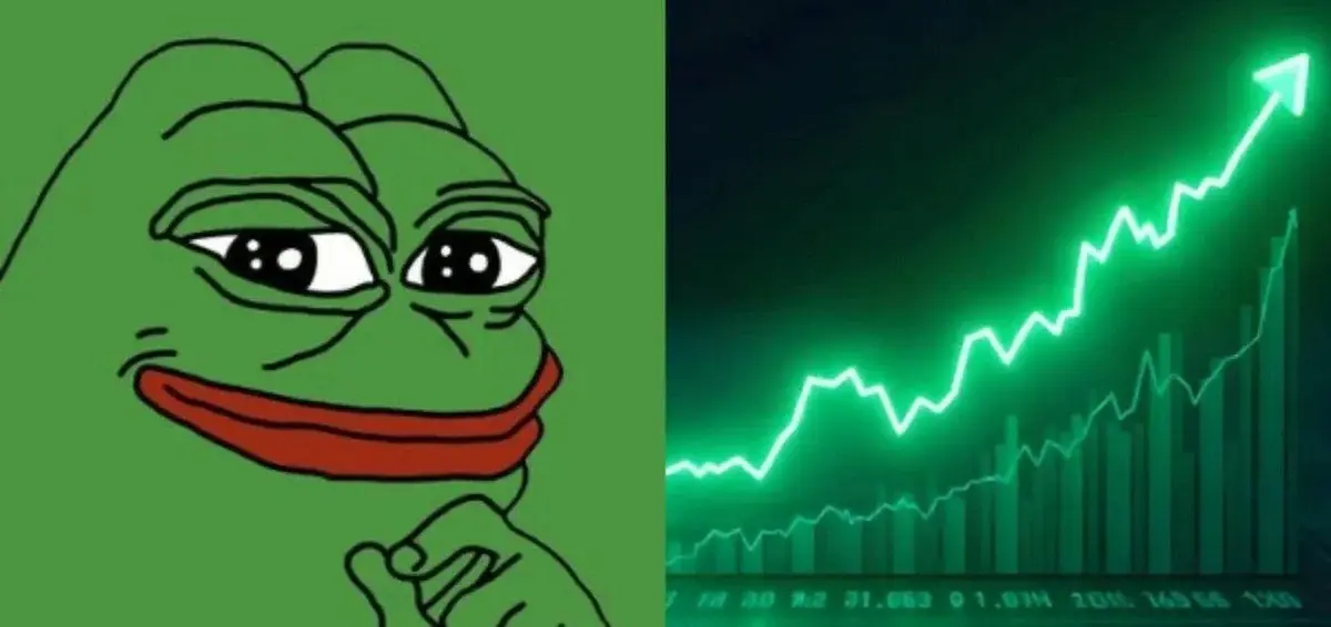 PEPE is outrunning the whole top 100 today