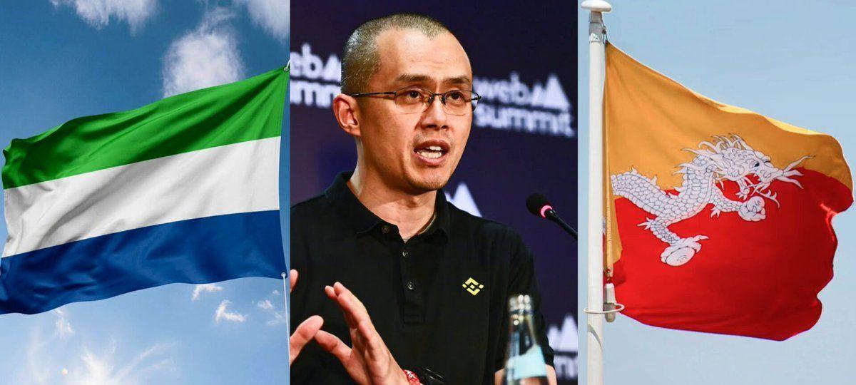 CZ Praises Sierra Leone and Bhutan Blockchain ID Partnership