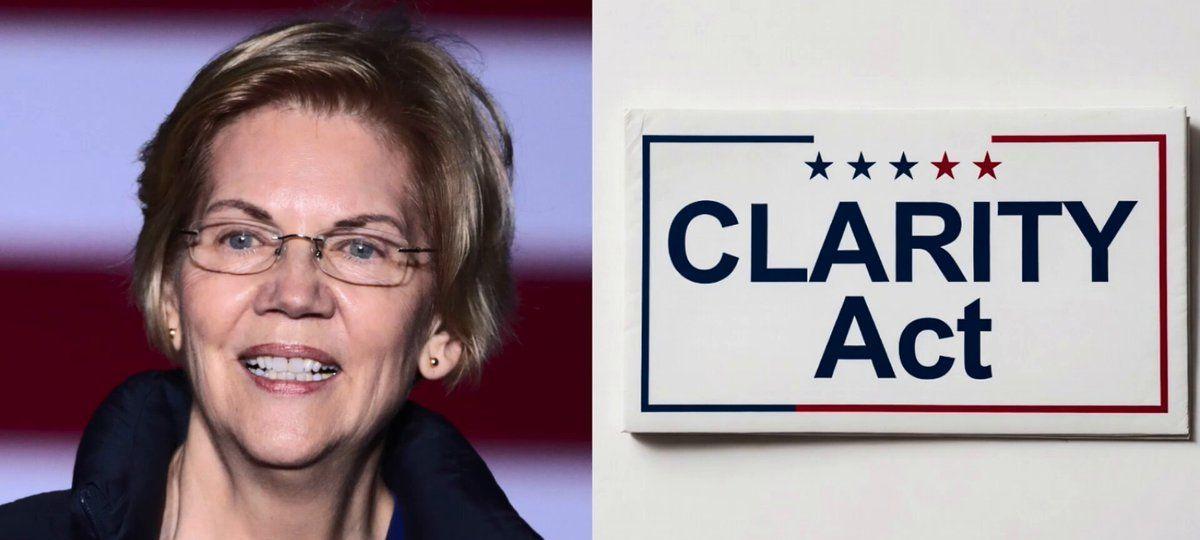 Warren Says CLARITY Act 'Should Be Dead On Arrival'