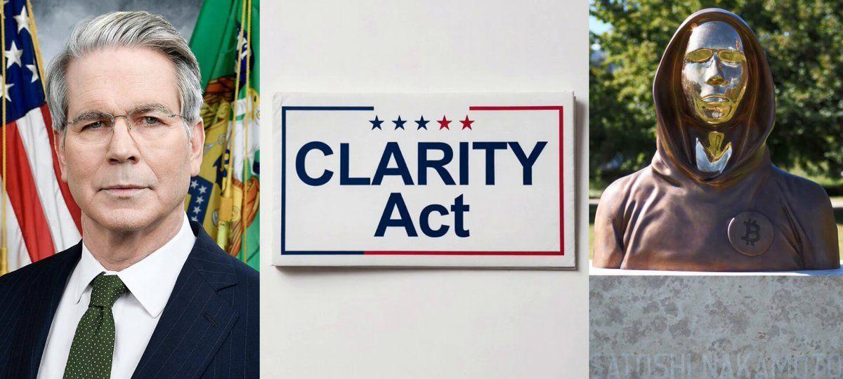 US Treasury Secretary Cites Satoshi Nakamoto To Back CLARITY Act
