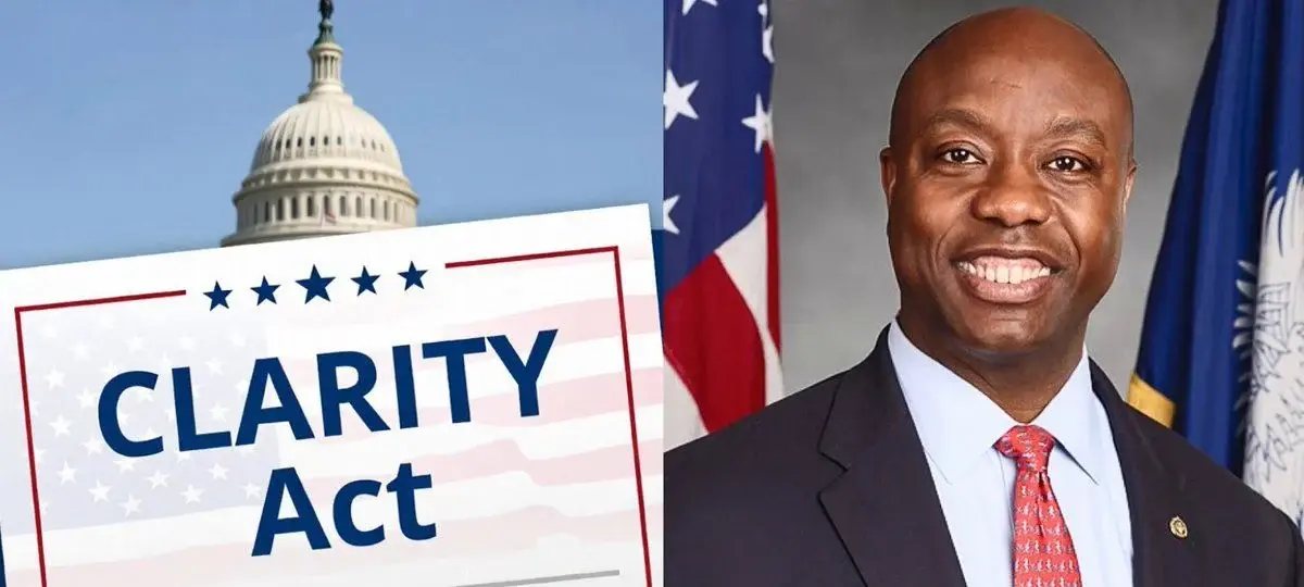 CLARITY Act Gets New Push as Tim Scott Vows to Keep Fighting