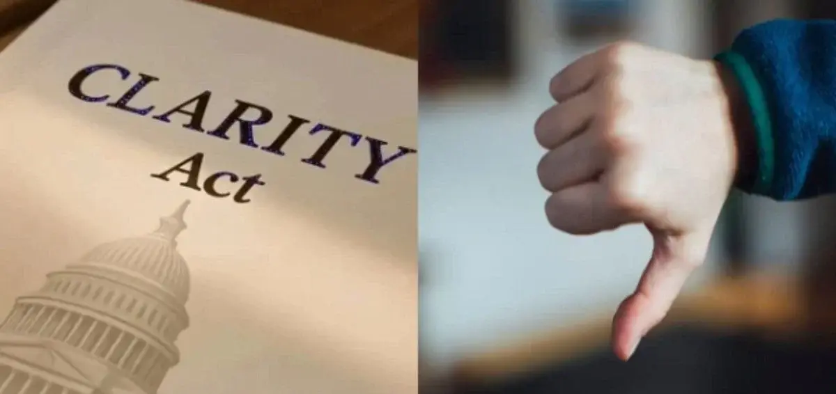 Senate CLARITY Act Vote Fails 49-50, Sending $BTC and Crypto Markets Lower